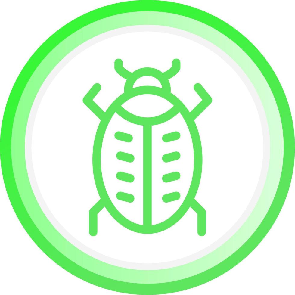 Bug Creative Icon Design vector