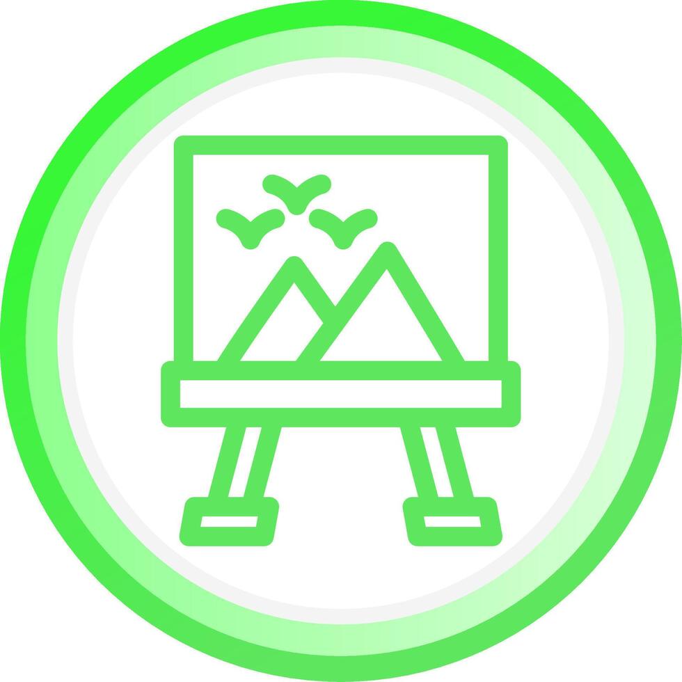 Canvas Creative Icon Design vector