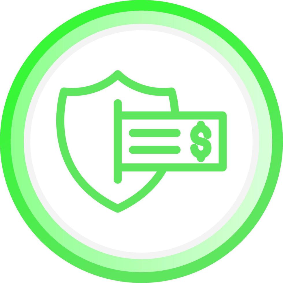 Safe Payment Creative Icon Design vector