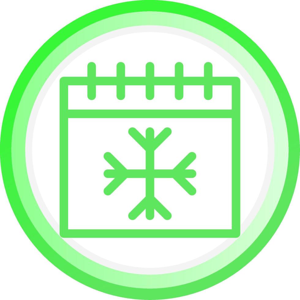 Winter Creative Icon Design vector