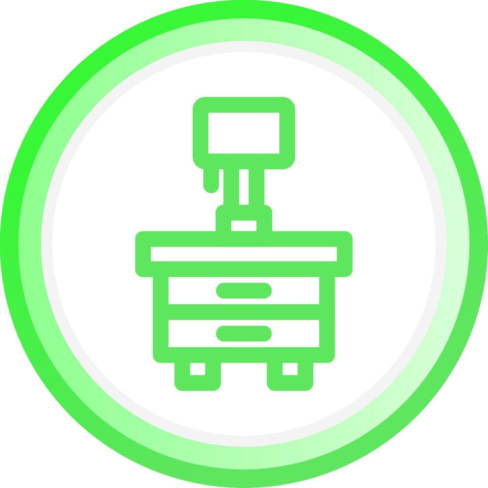 Side Table Creative Icon Design vector