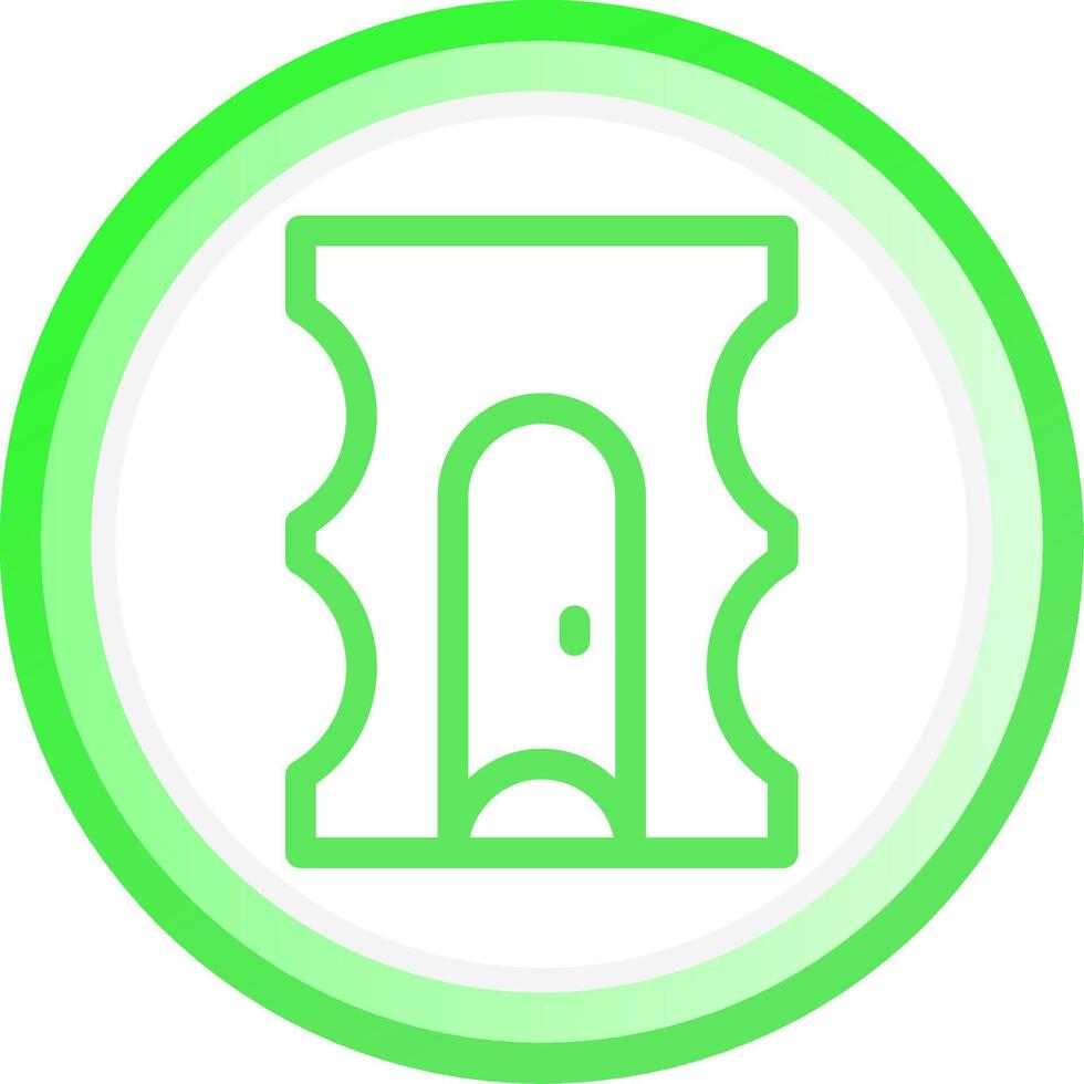 Pencil Sharpener Creative Icon Design vector