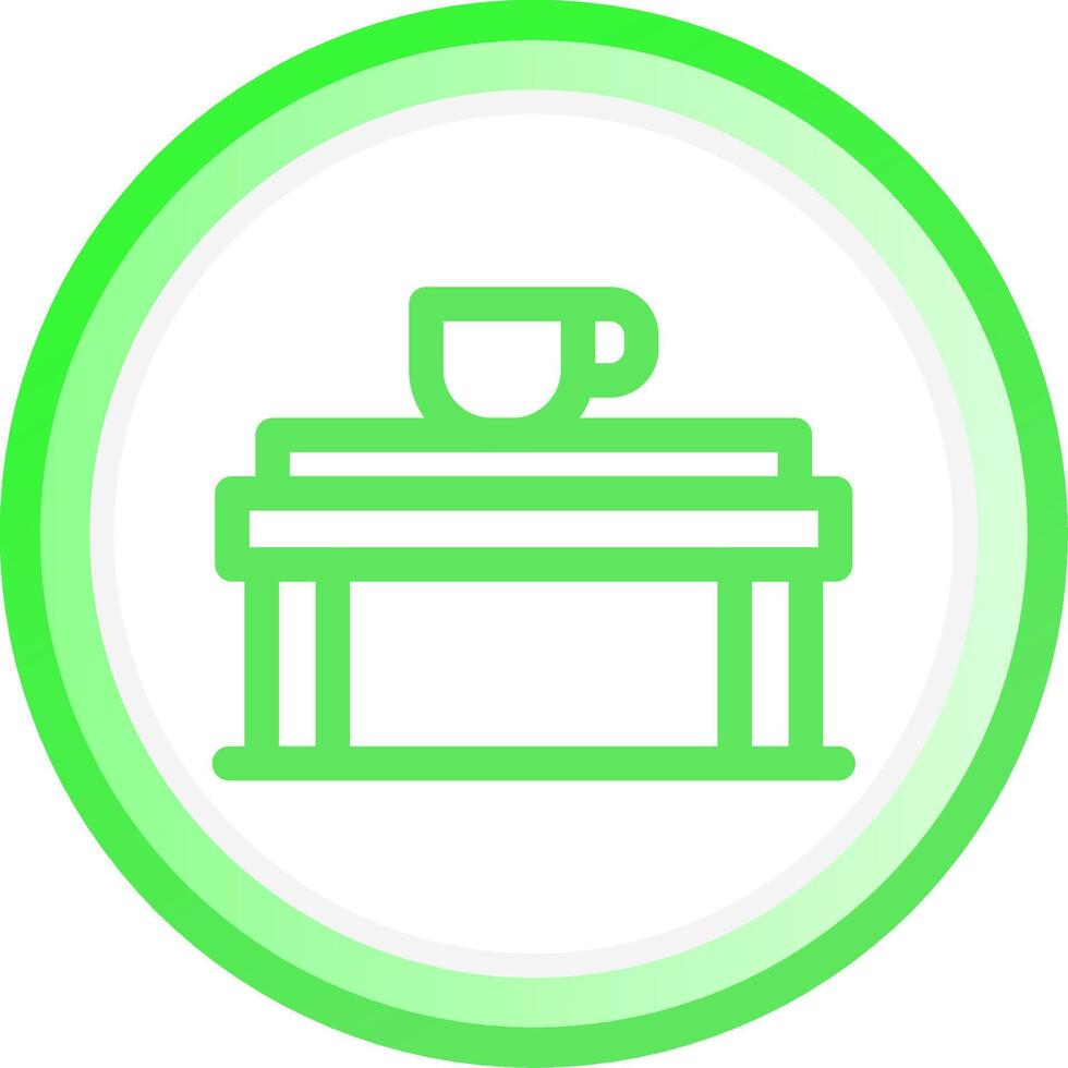 Coffee Table Creative Icon Design vector