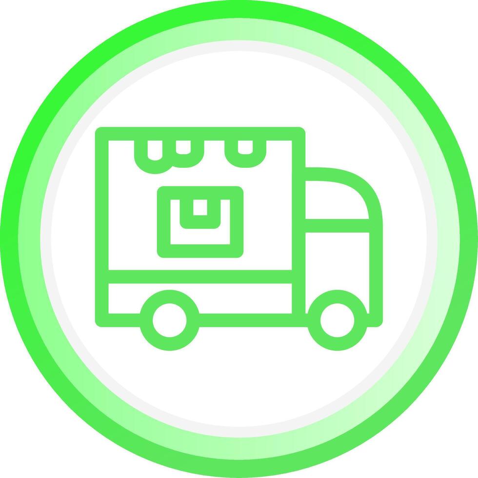 Delivery Truck Creative Icon Design vector