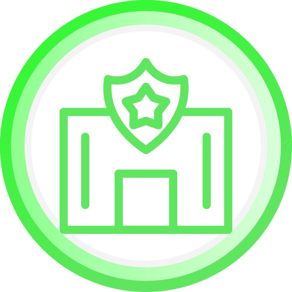 Police Station Creative Icon Design vector
