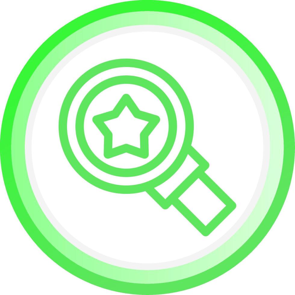 Magnifying Glass Creative Icon Design vector