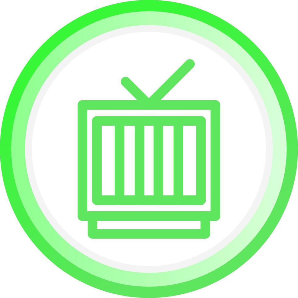 Television Creative Icon Design vector