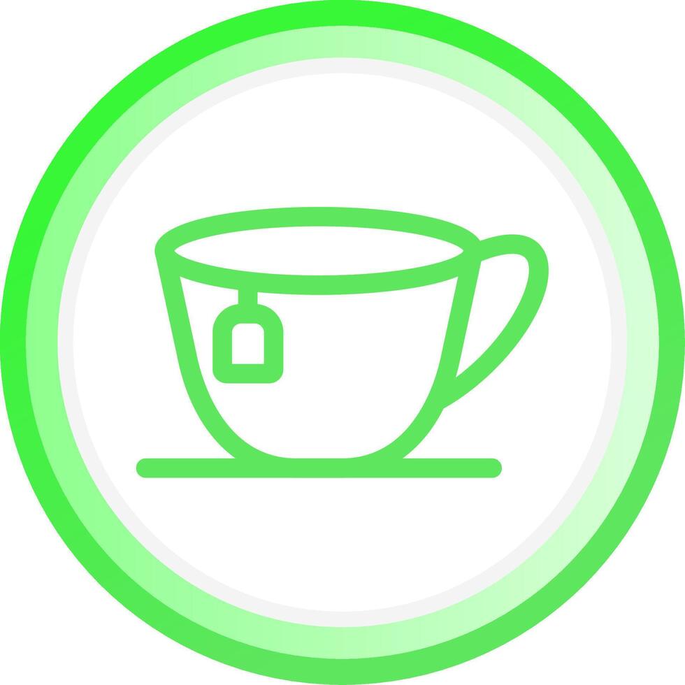 Tea Cup Creative Icon Design vector