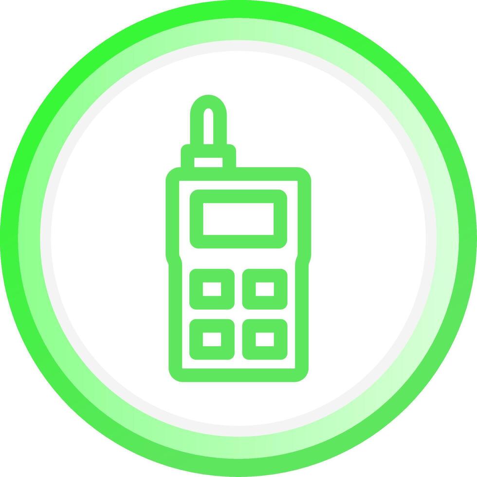 Walkie Talkie Creative Icon Design vector