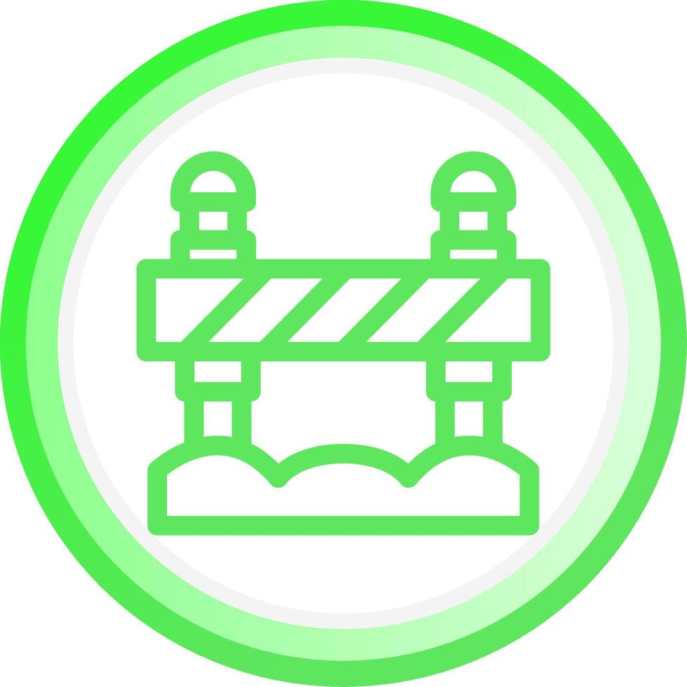 Road Block Creative Icon Design vector