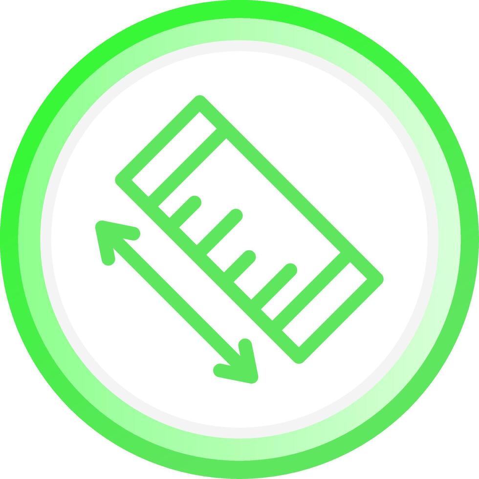 Ruler Creative Icon Design vector