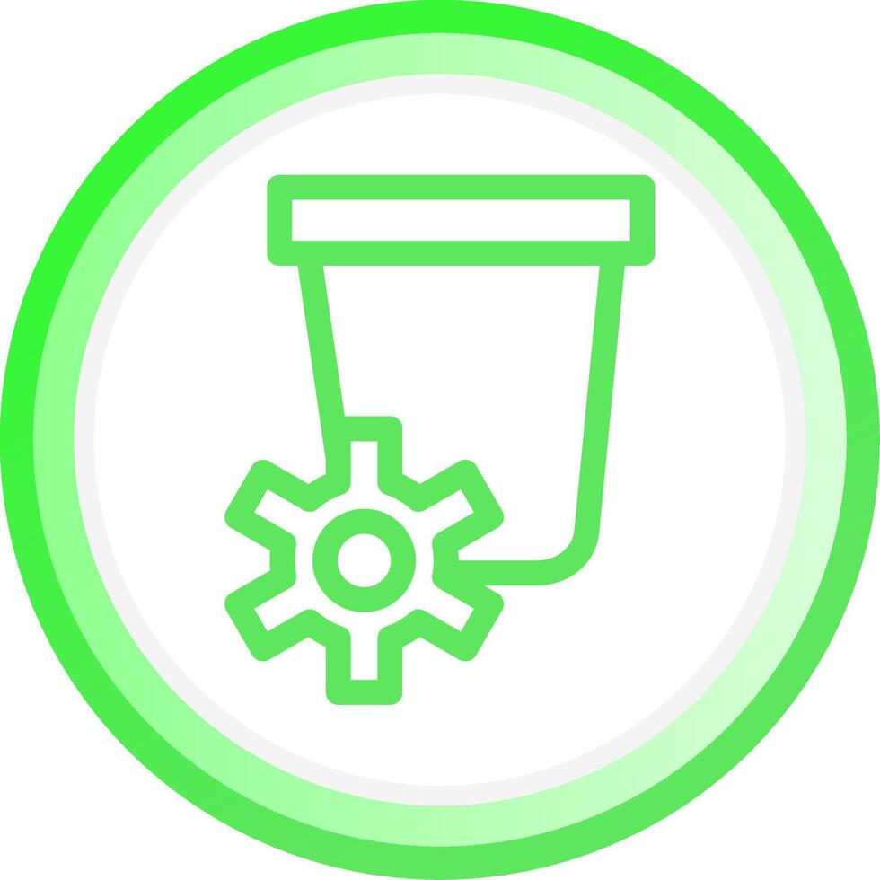 Waste Creative Icon Design vector