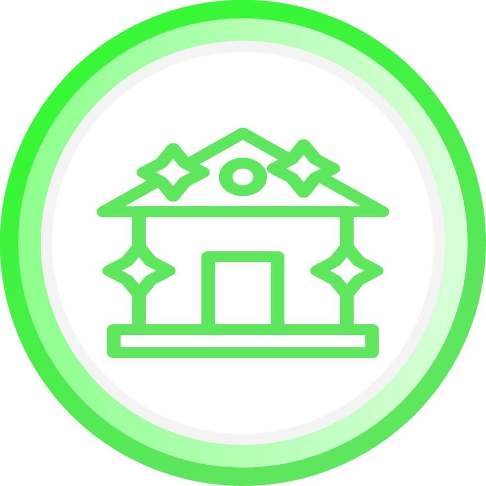 Clean House Creative Icon Design vector