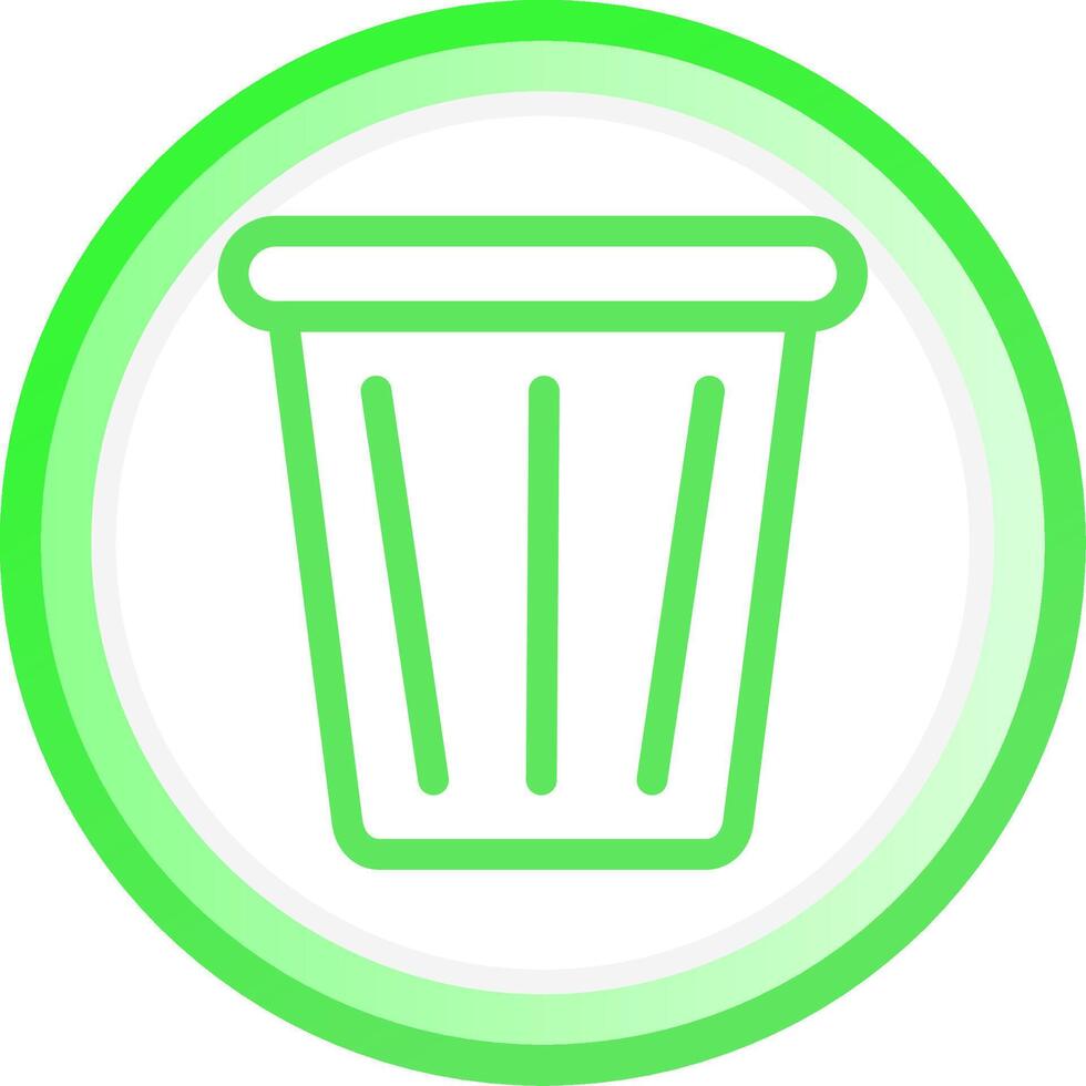 Trash Creative Icon Design vector