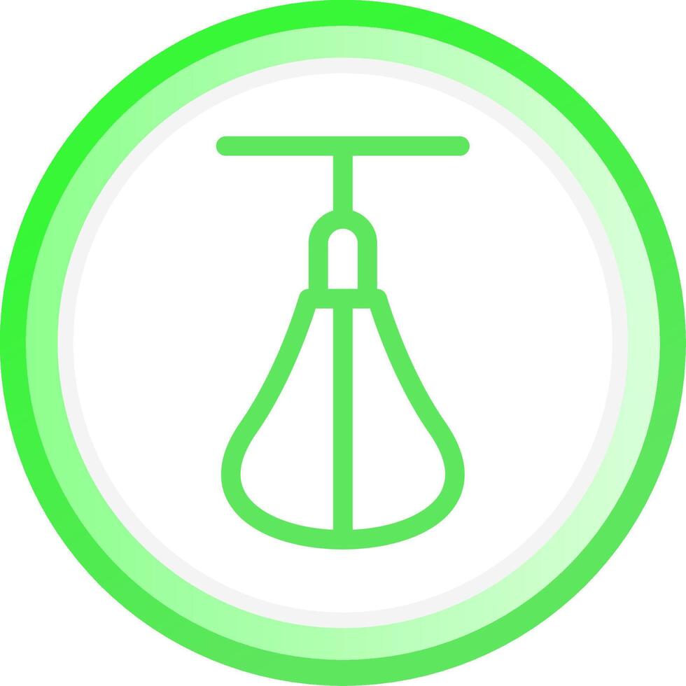 Punching Ball Creative Icon Design vector