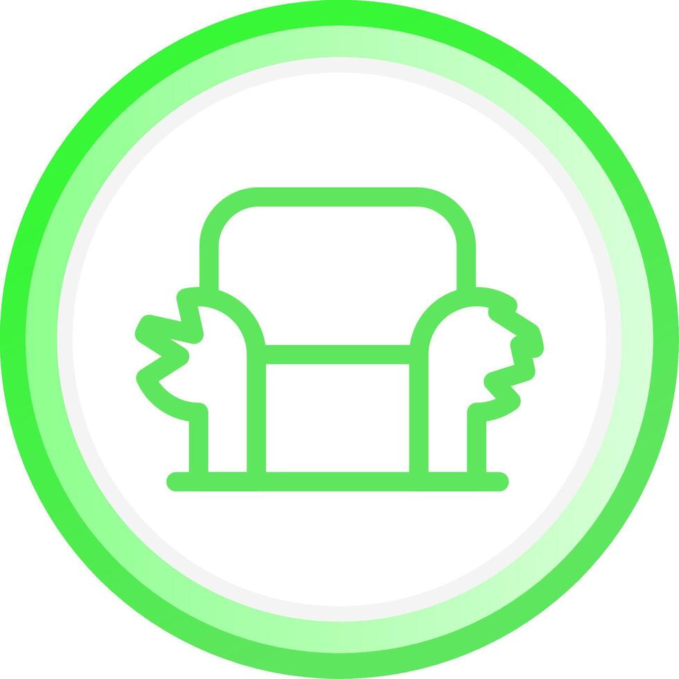 Sofa Creative Icon Design vector
