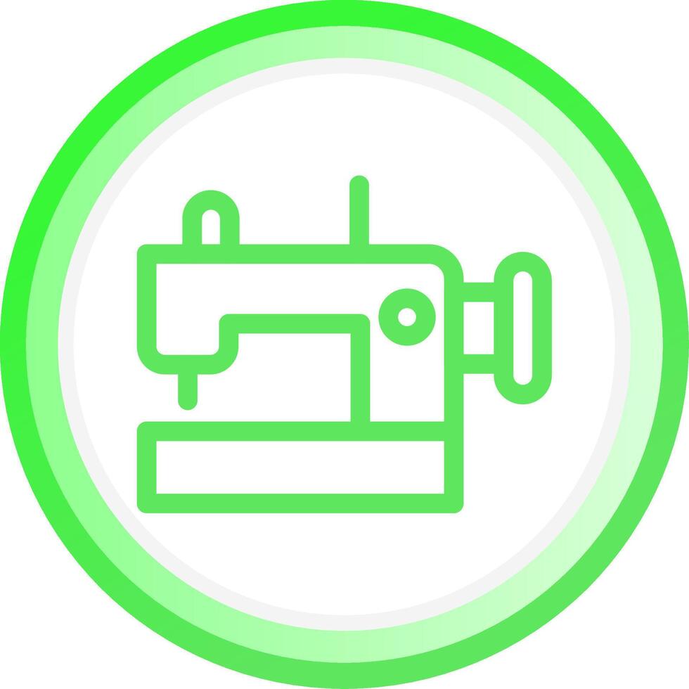 Sewing Machine Creative Icon Design vector