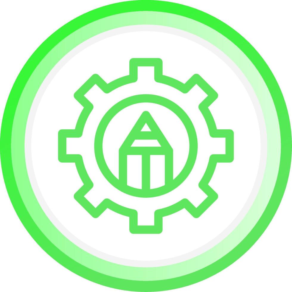Gear Creative Icon Design vector