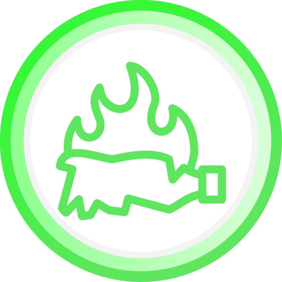 Burn Creative Icon Design vector