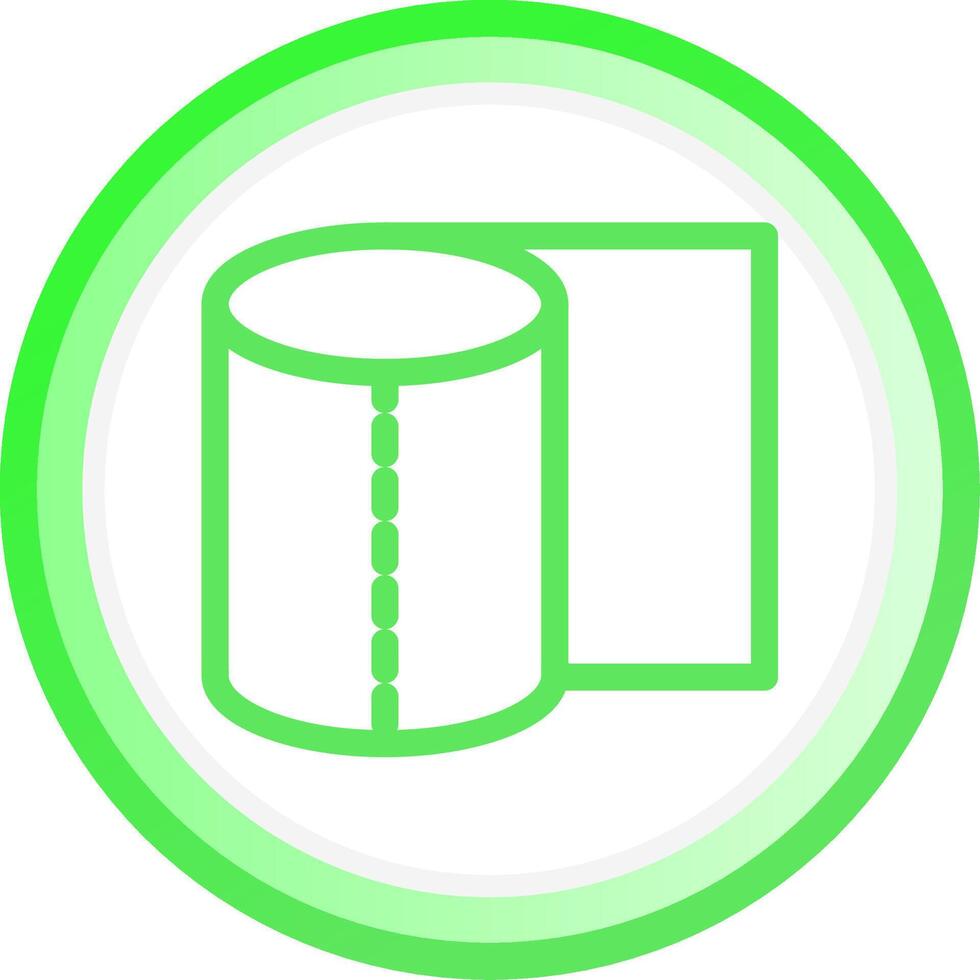 Tissue Roll Creative Icon Design vector