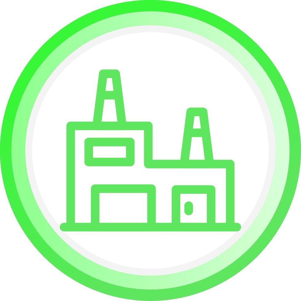 Recycling Plant Creative Icon Design vector