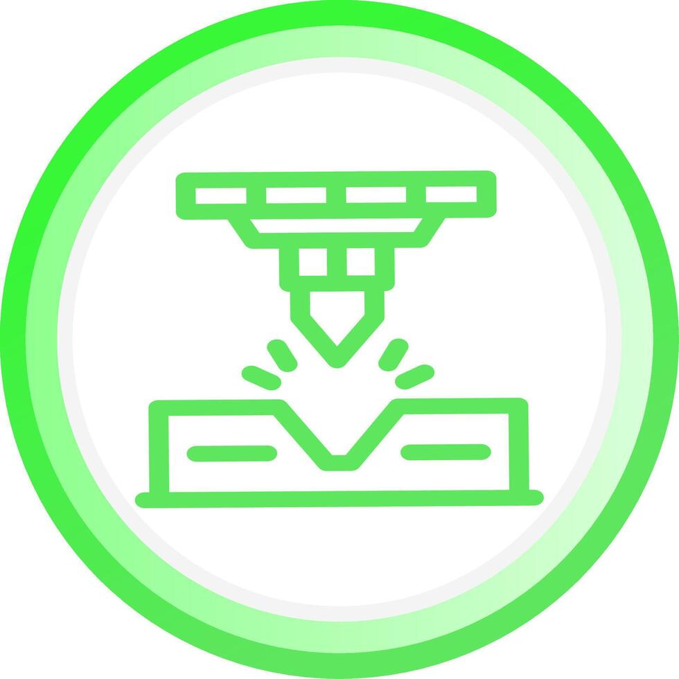 Bending Creative Icon Design vector