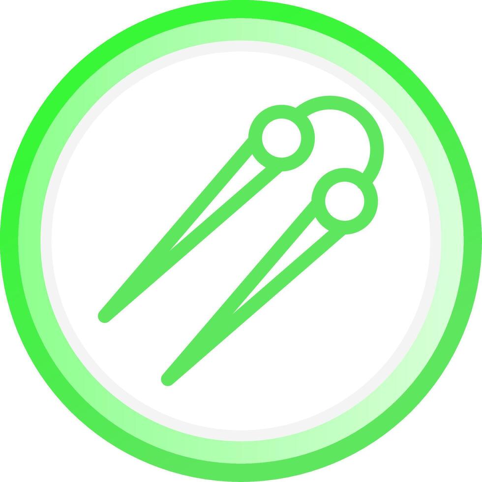 Knitting Needles Creative Icon Design vector