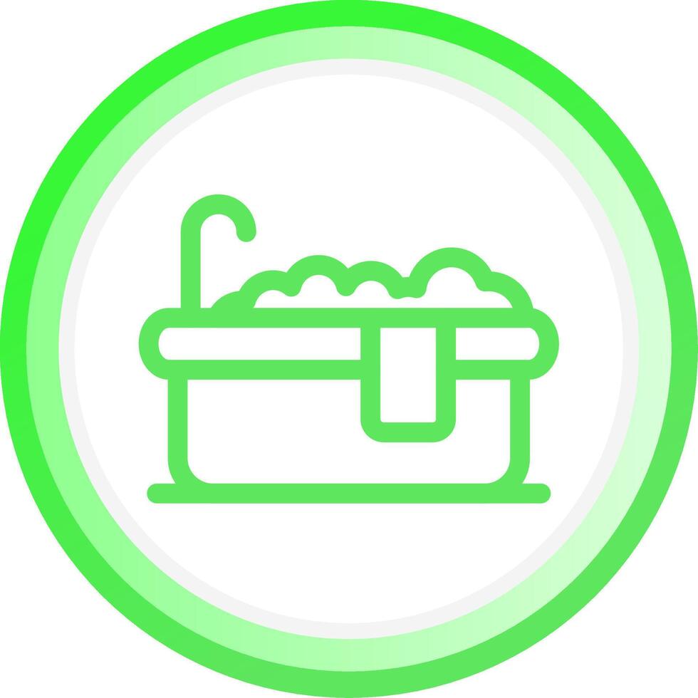 Bathtub Creative Icon Design vector