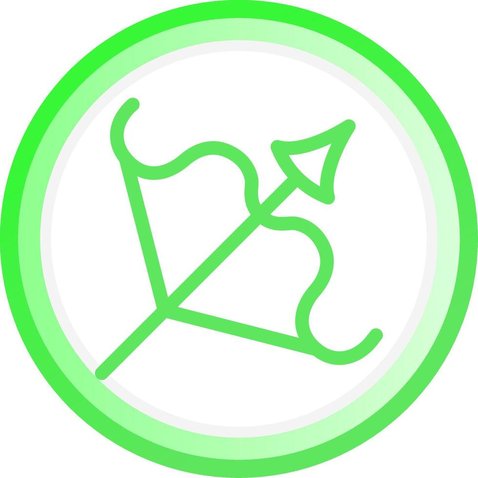 Arrow Bow Creative Icon Design vector