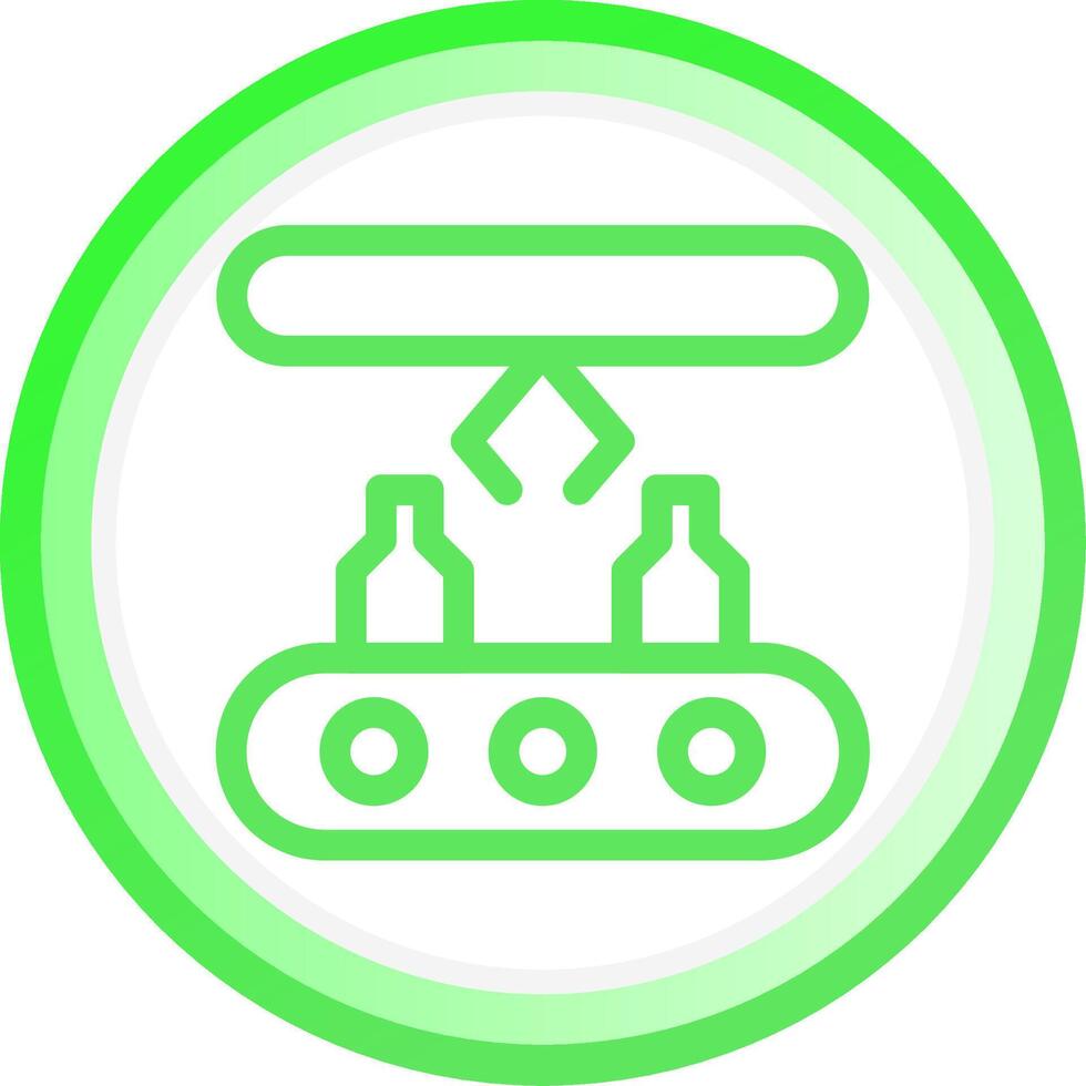 Conveyor Belt Creative Icon Design vector
