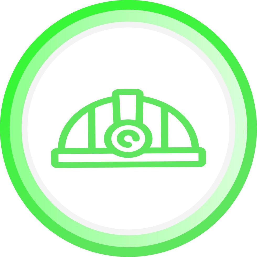 Helmet Creative Icon Design vector