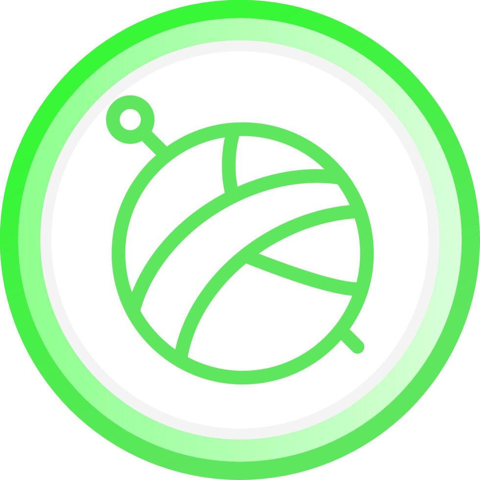 Yarn Creative Icon Design vector