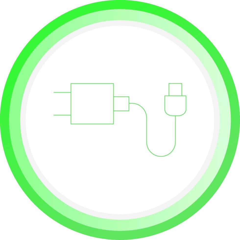 Charging Creative Icon Design vector