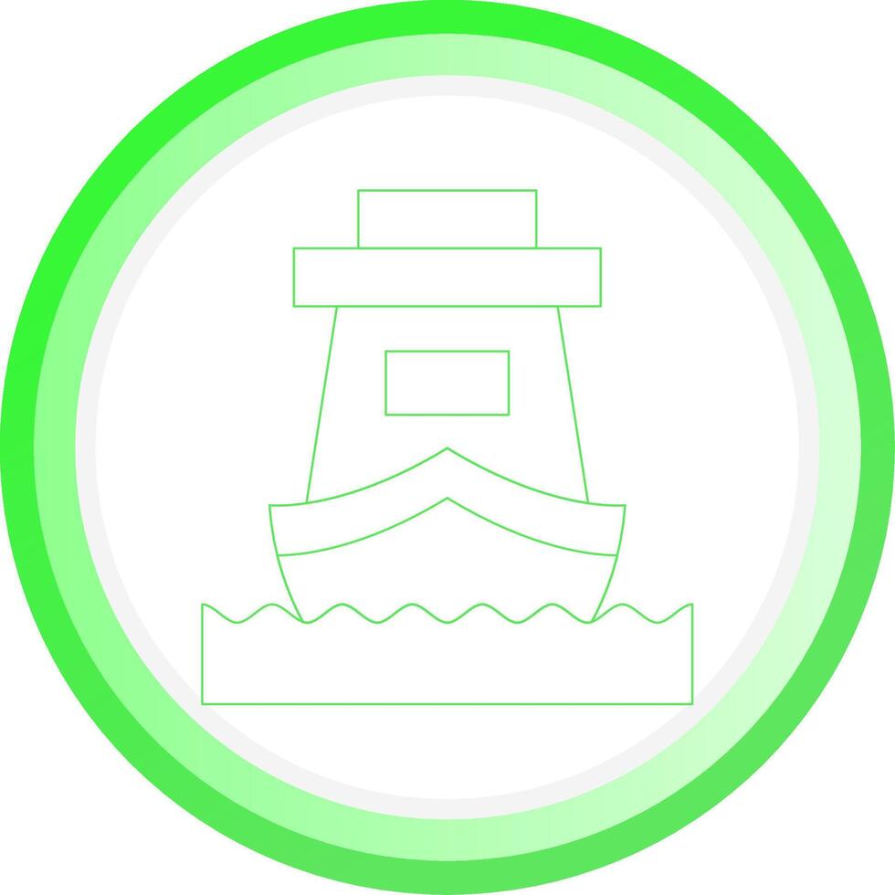 Ship Creative Icon Design vector