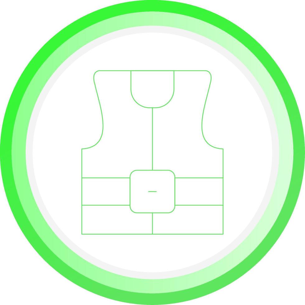 Lifejacket Creative Icon Design vector