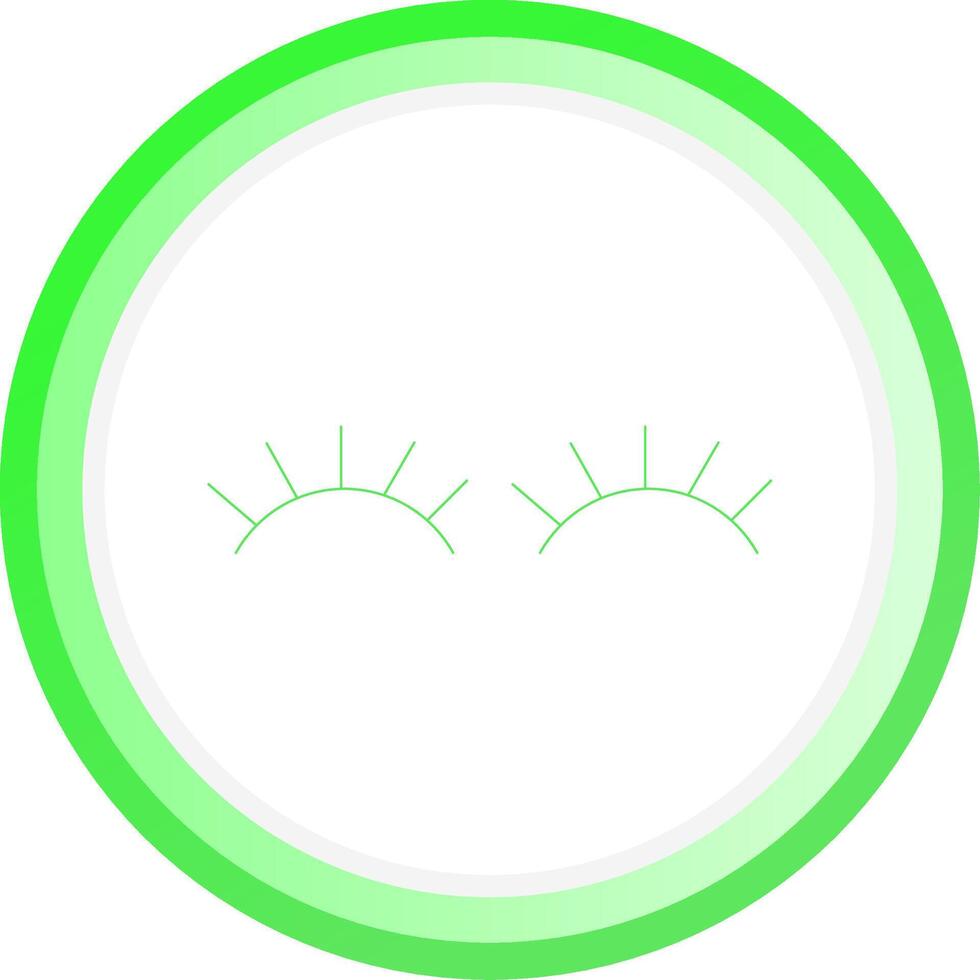 Eyelashes Creative Icon Design vector