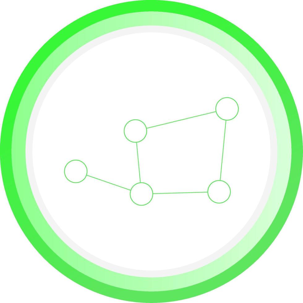 Big Dipper Creative Icon Design vector