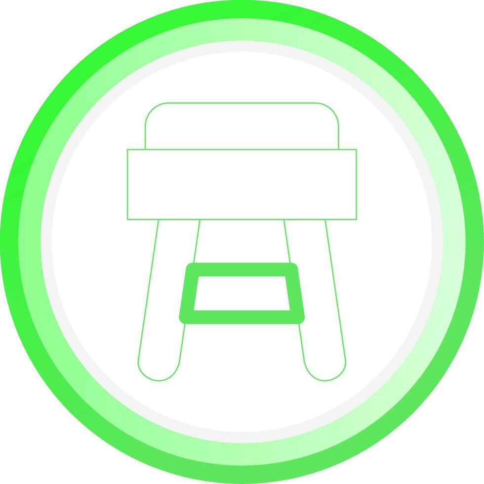 Stool Creative Icon Design vector