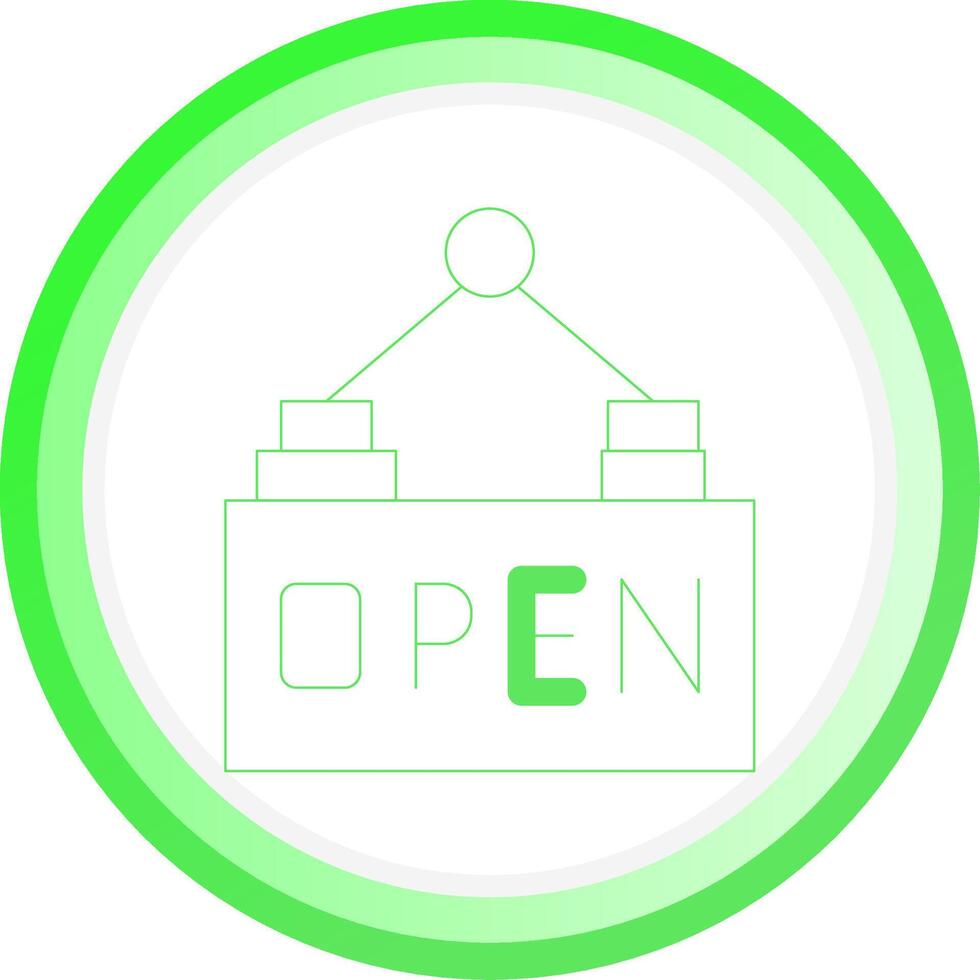 Open Creative Icon Design vector