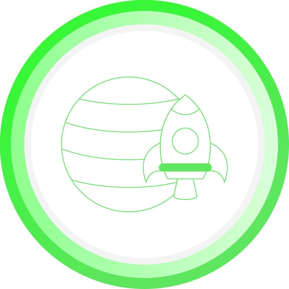 Planet Creative Icon Design vector