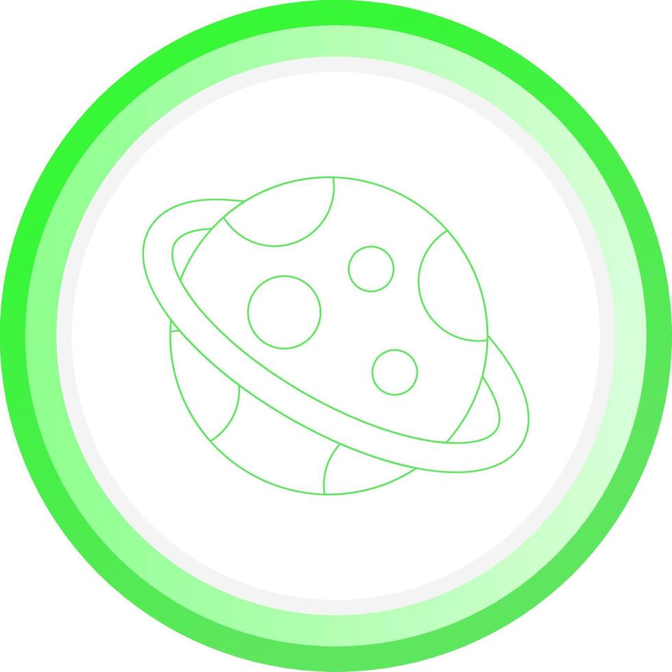 Planet Creative Icon Design vector