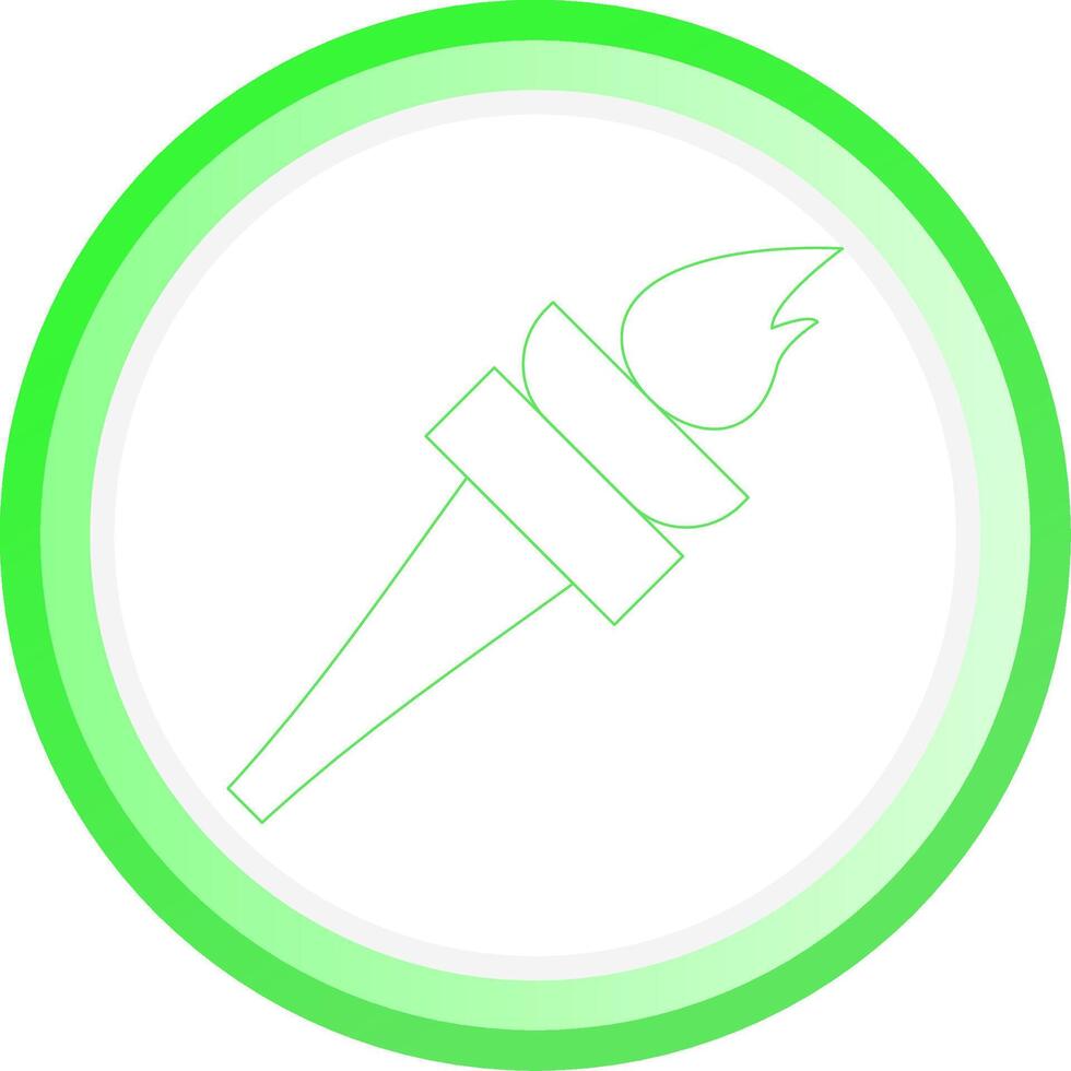 Torch Creative Icon Design vector