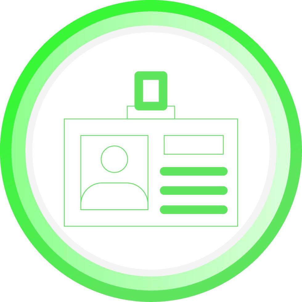 Line Green Circle Gradient Design vector
