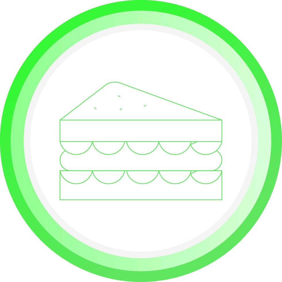 Sandwich Creative Icon Design vector