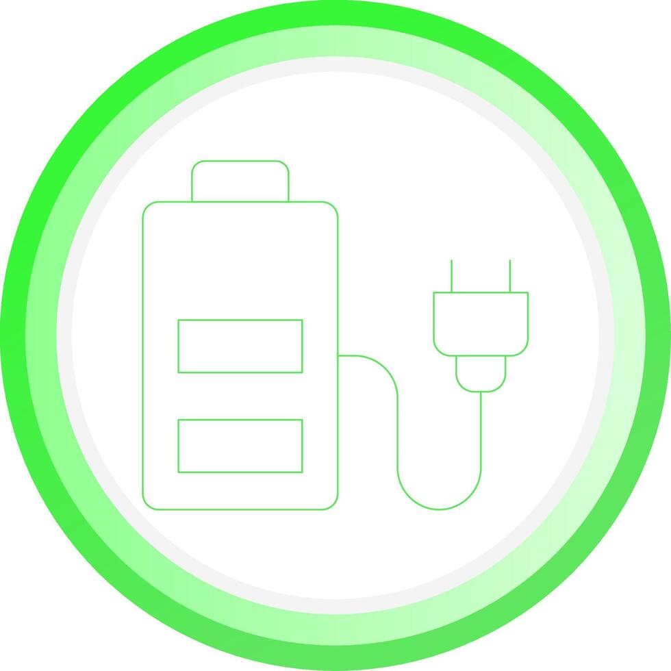 Charging Creative Icon Design vector
