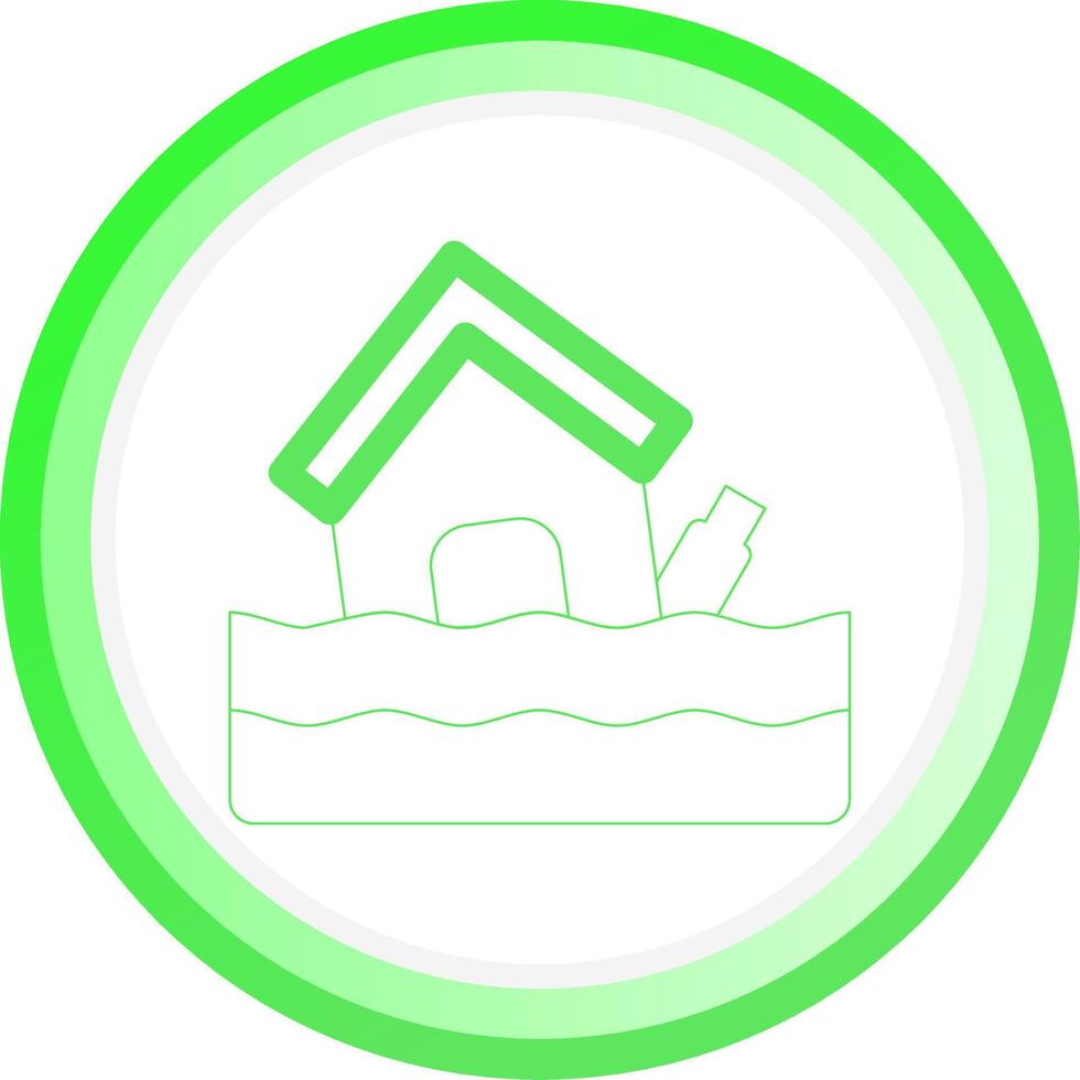 Flood Creative Icon Design vector