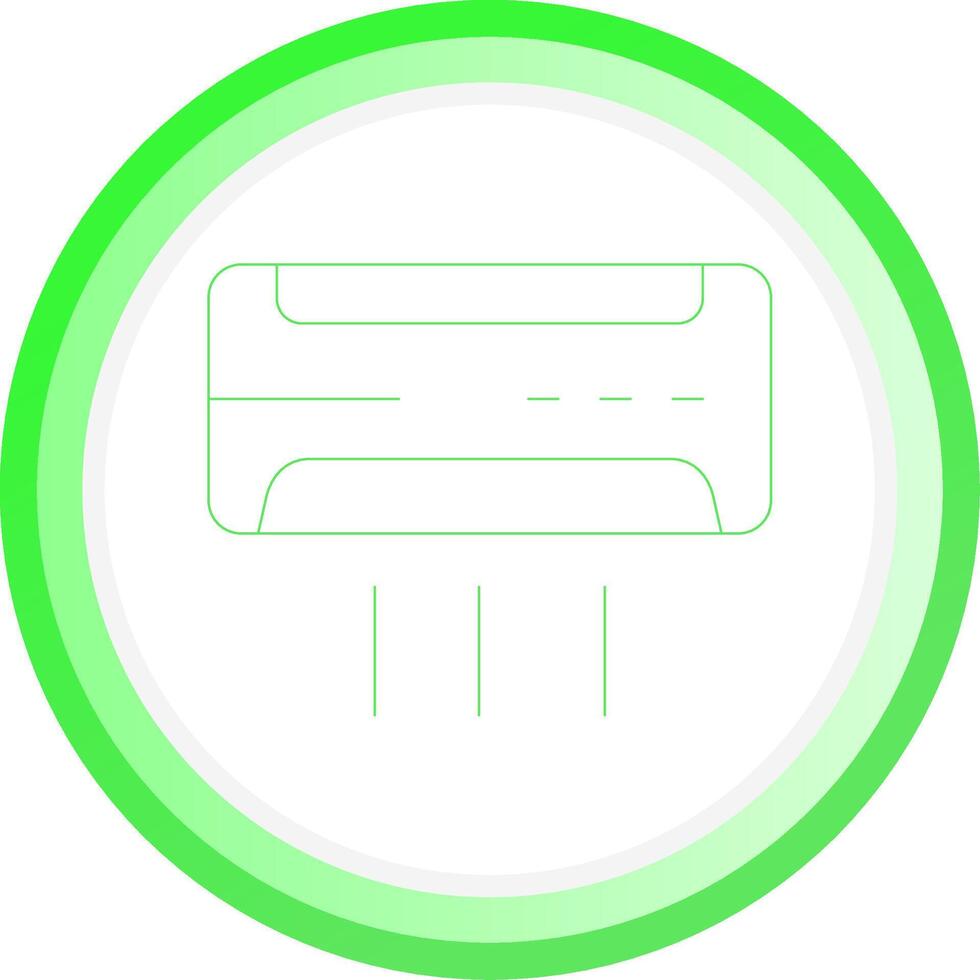 Air Conditioner Creative Icon Design vector
