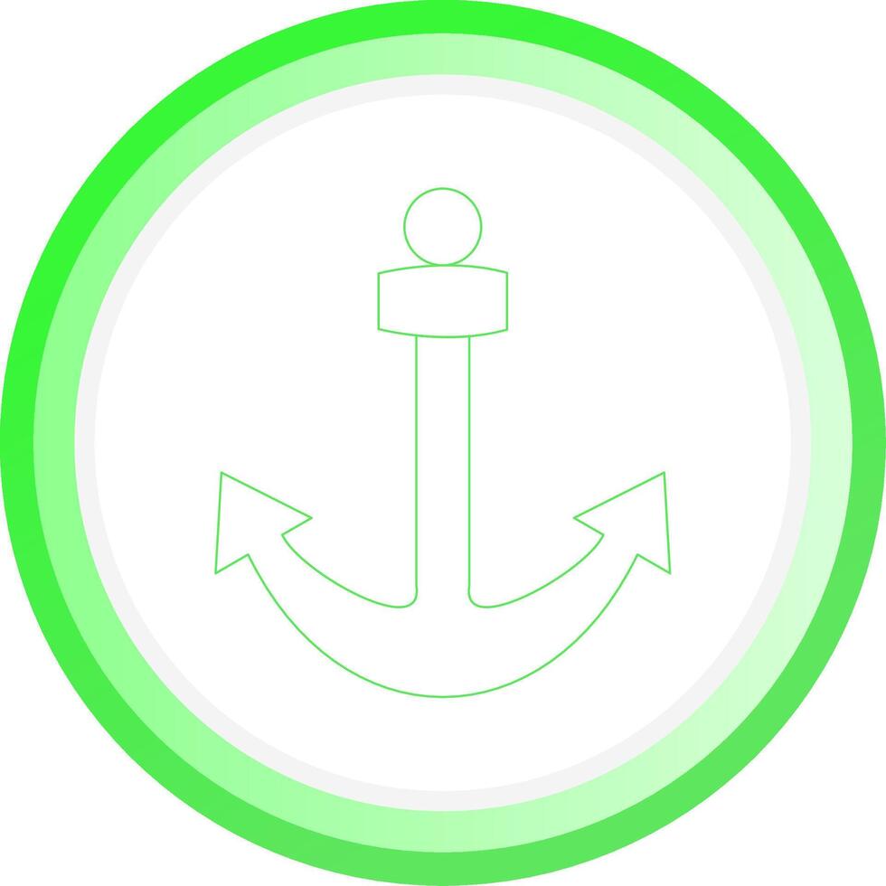 Anchor Creative Icon Design vector