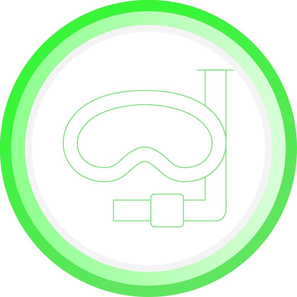 Scuba Dive Creative Icon Design vector