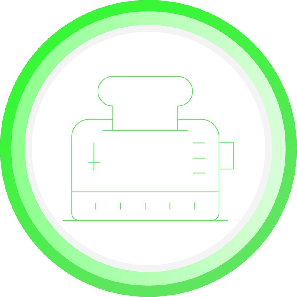 Toaster Creative Icon Design vector